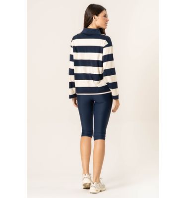 Blusa Manga Longa Polo Stripes - Imagem 4 - Mobile