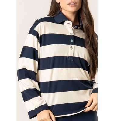 Blusa Manga Longa Polo Stripes - Imagem 5 - Mobile