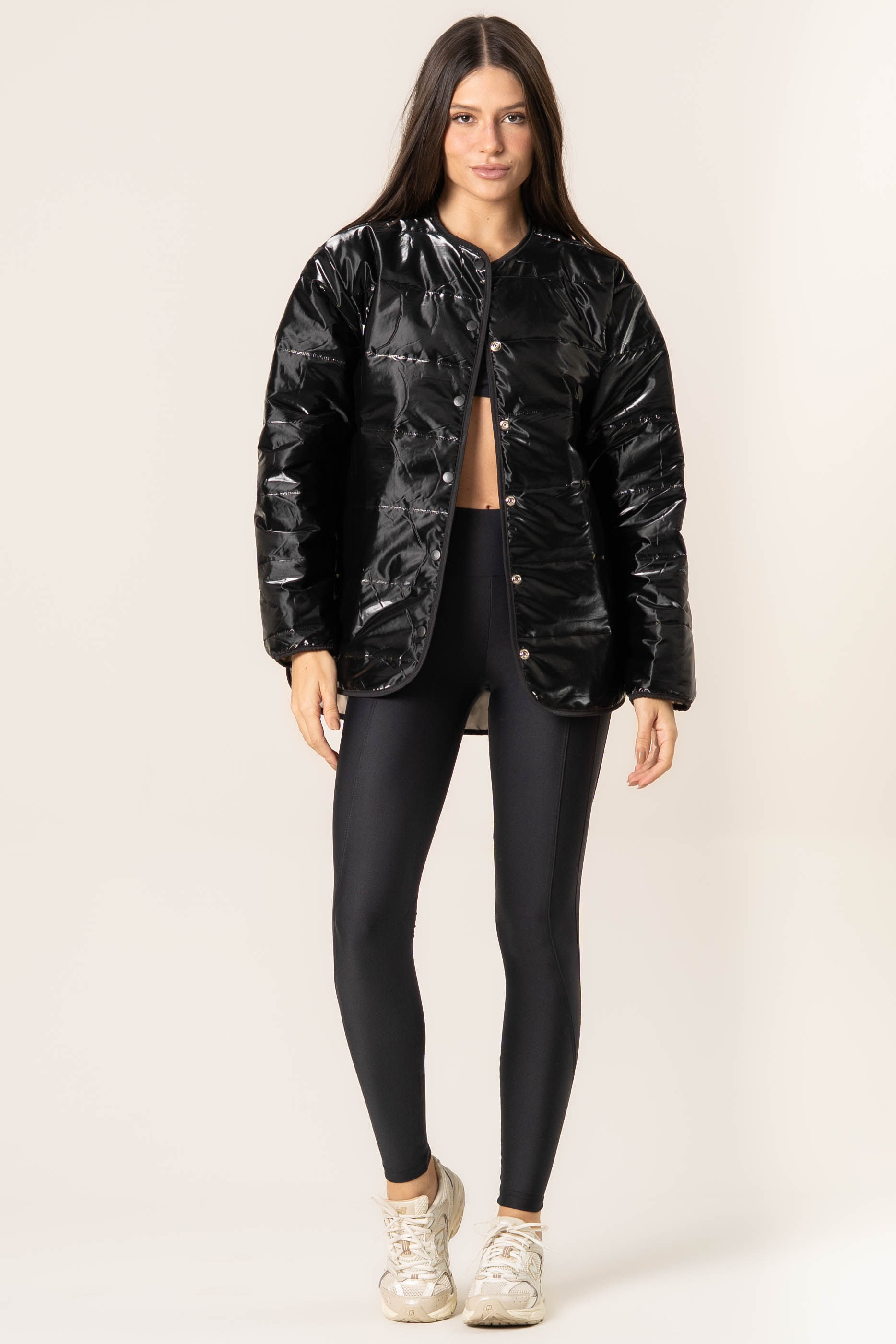 Jaqueta Com Bolso Glow Puffer - Imagem 3 - Mobile
