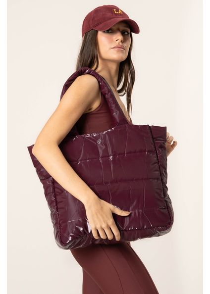 Bolsa Glow Puffer Vinho - Imagem 1