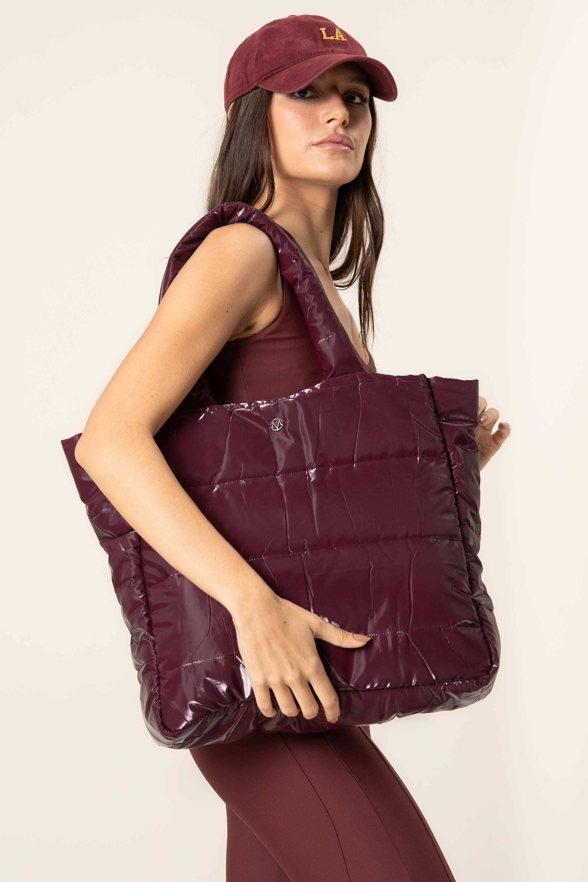 Bolsa Glow Puffer Vinho - Imagem 1