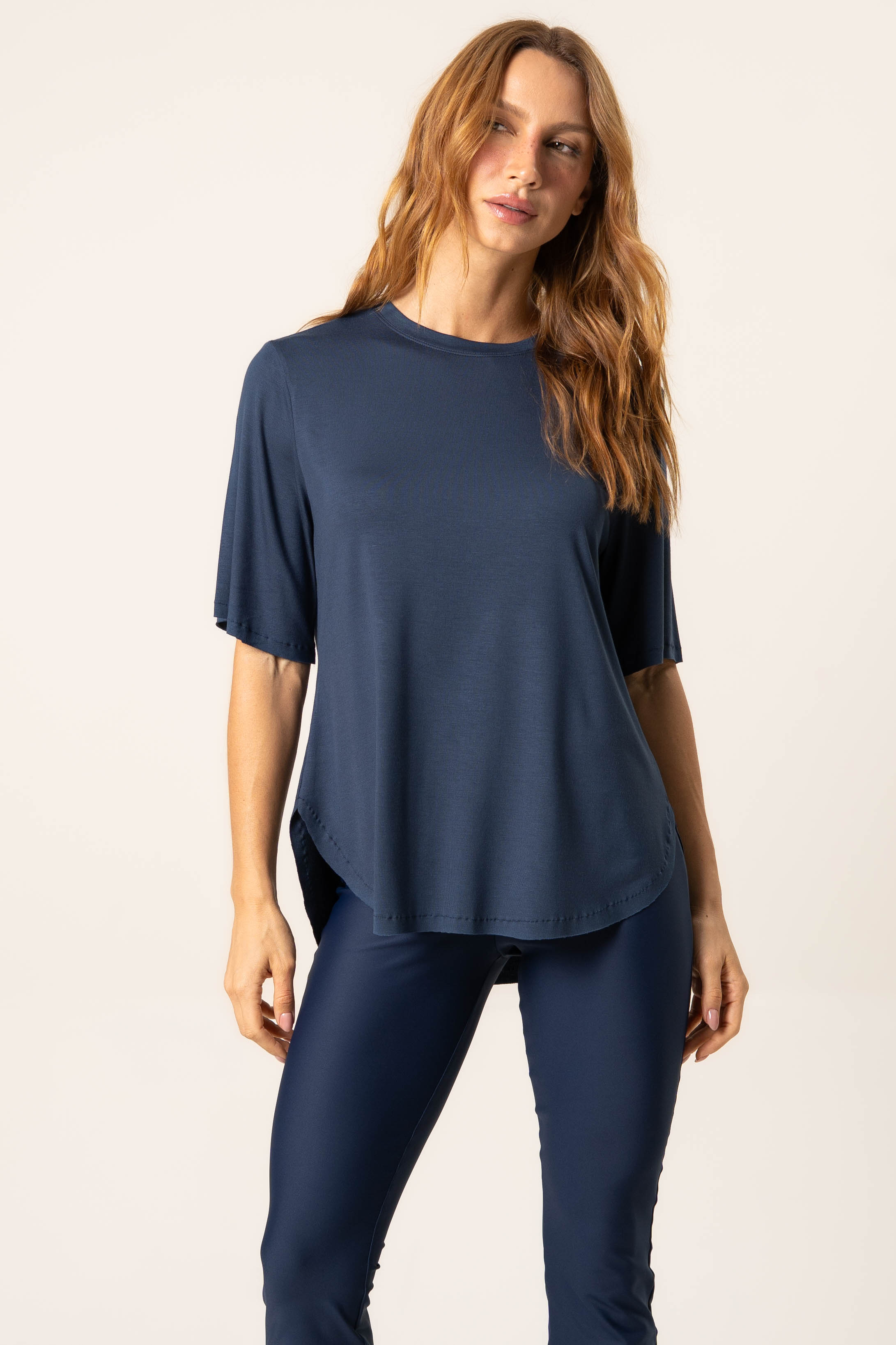 Camiseta Ampla Modal Lounge - Imagem 3 - Mobile