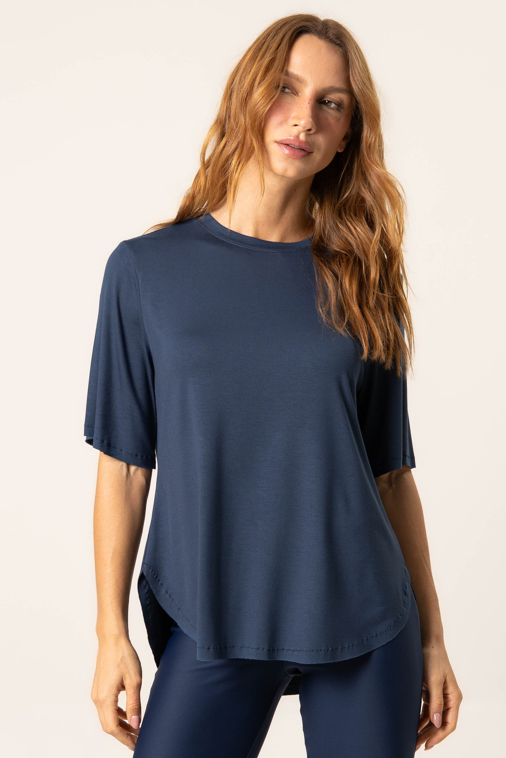 Camiseta Ampla Modal Lounge - Imagem 1