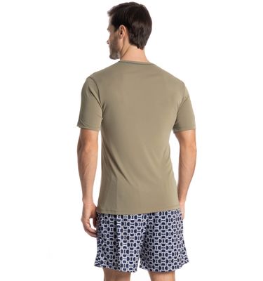 Pijama Masculino Curto Clóvis Tombini - Imagem 2 - Mobile