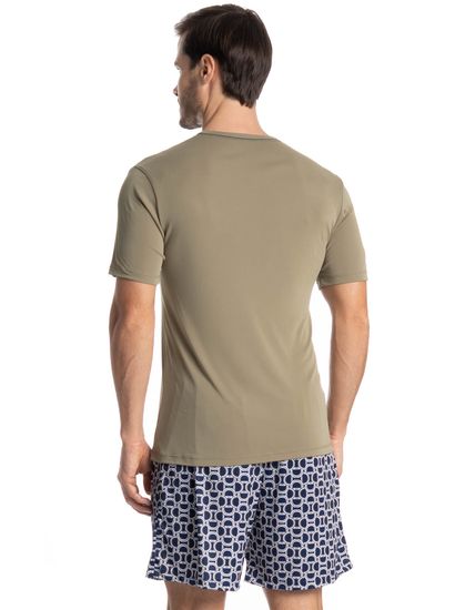 Pijama Masculino Curto Clóvis Tombini - Imagem 2 - Desktop