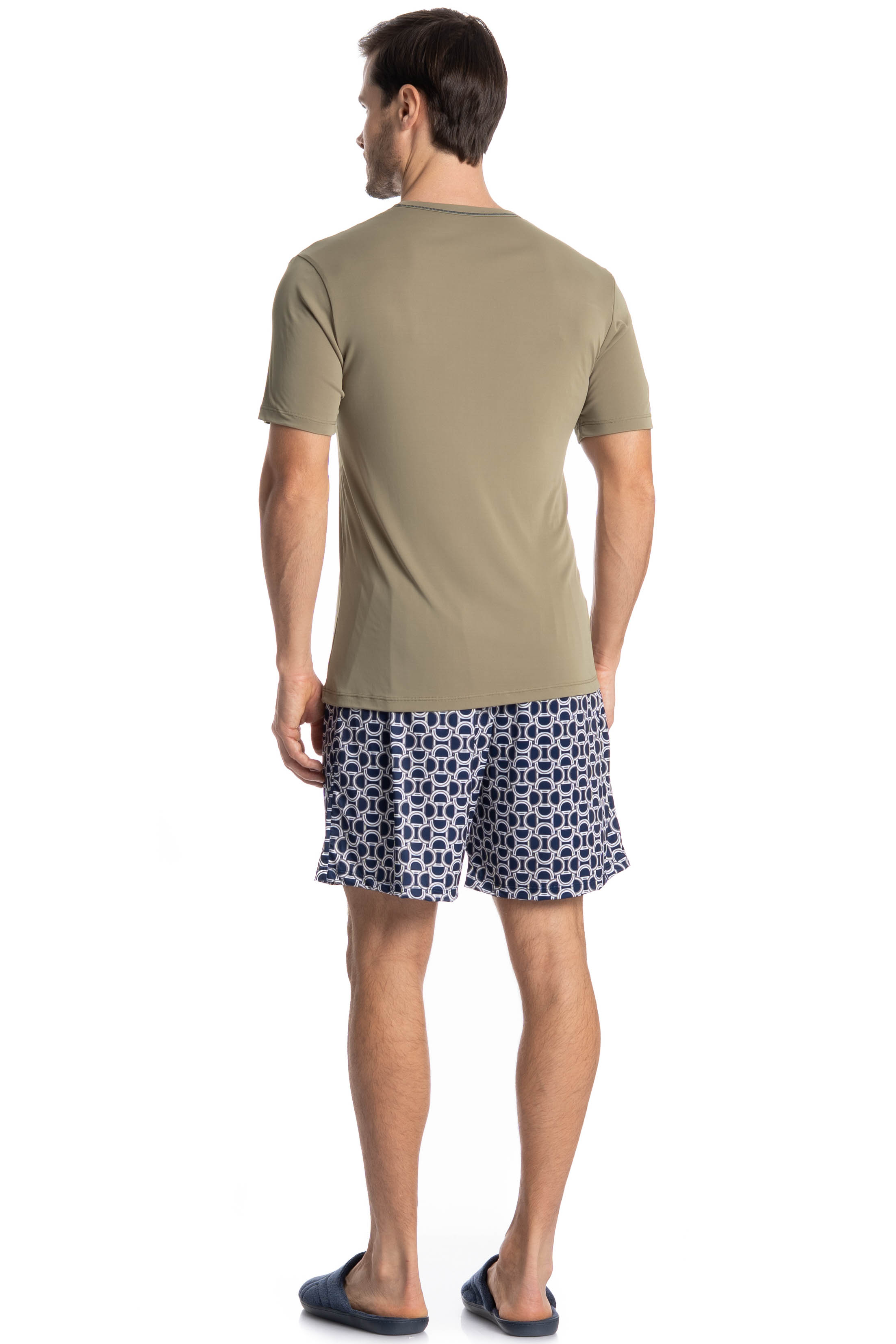Pijama Masculino Curto Clóvis Tombini - Imagem 4 - Mobile