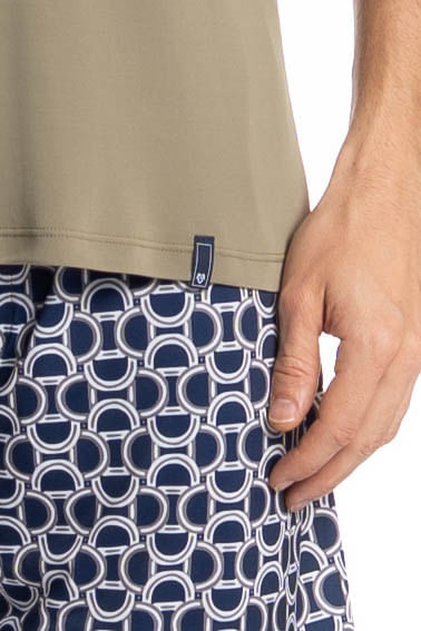 Pijama Masculino Curto Clóvis Tombini - Imagem 5 - Mobile