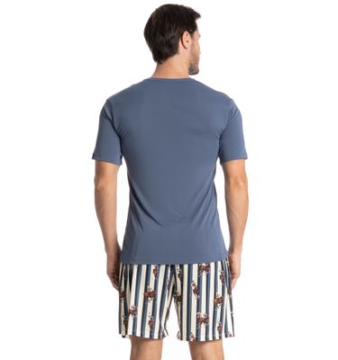 Pijama Masculino Curto Clóvis - Imagem 2 - Mobile