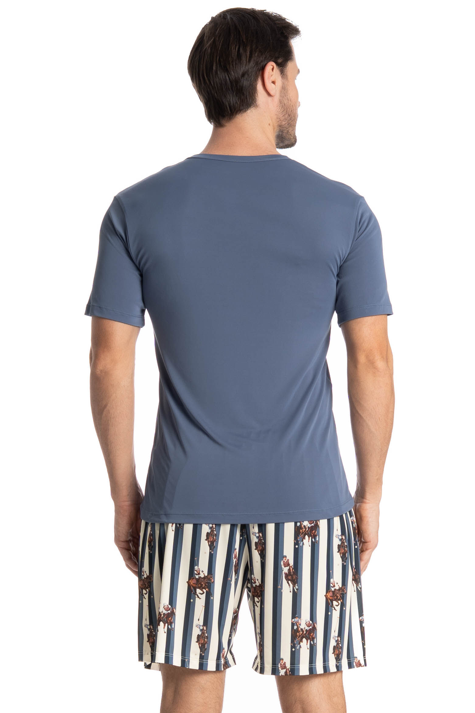 Pijama Masculino Curto Clóvis - Imagem 2 - Mobile
