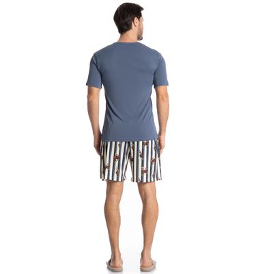 Pijama Masculino Curto Clóvis - Imagem 4 - Mobile