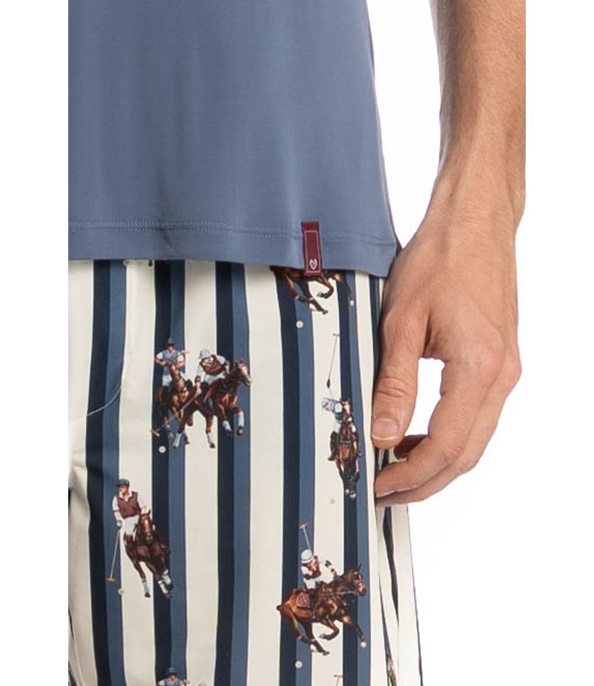 Pijama Masculino Curto Clóvis - Imagem 5 - Desktop