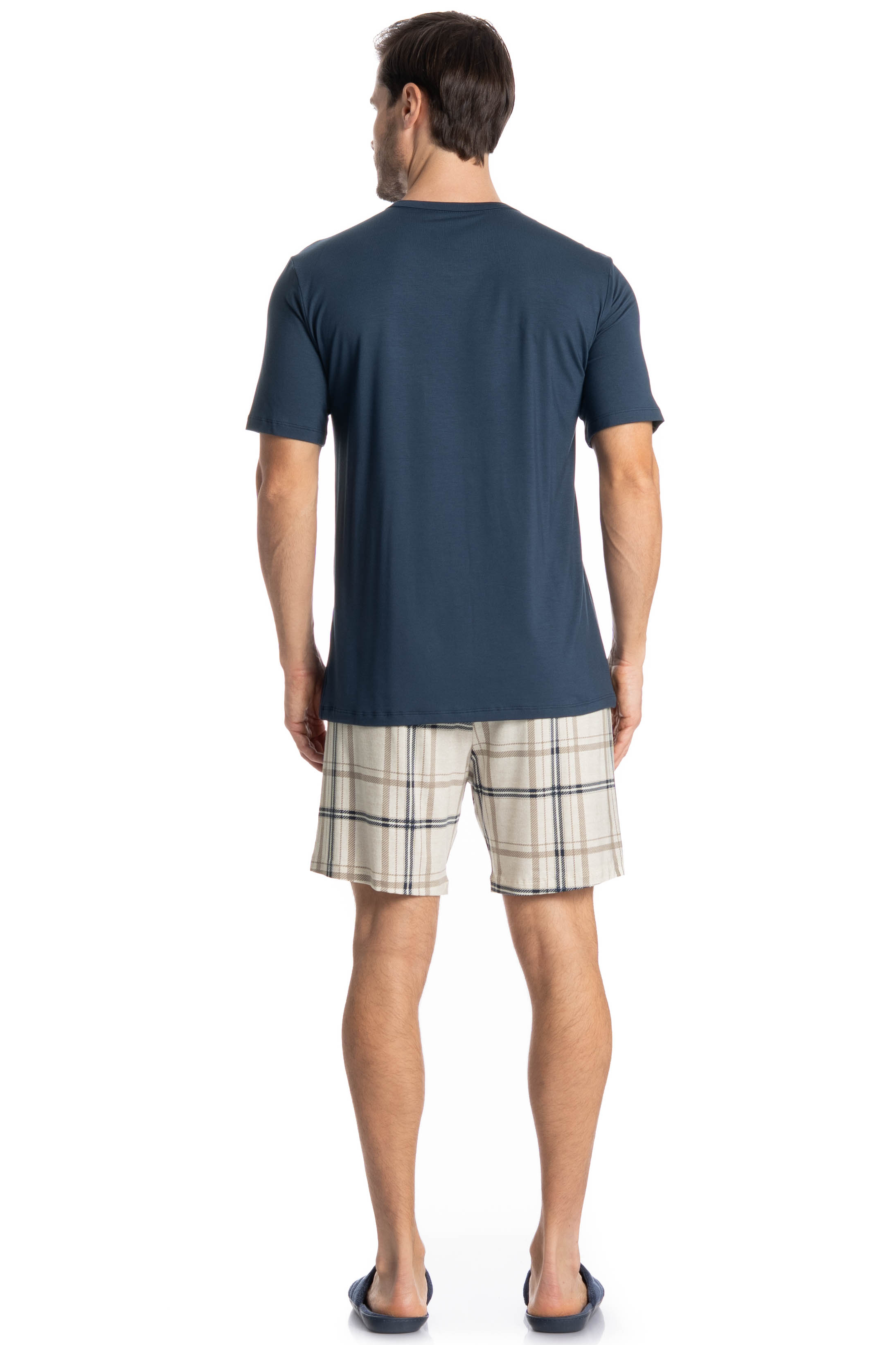 Pijama Masculino Curto Winter - Imagem 4 - Mobile