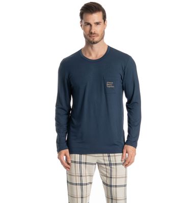 Pijama Masculino Longo Winter - Imagem 3 - Mobile