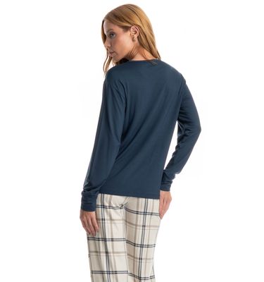 Pijama Feminino Longo Winter - Imagem 4 - Mobile