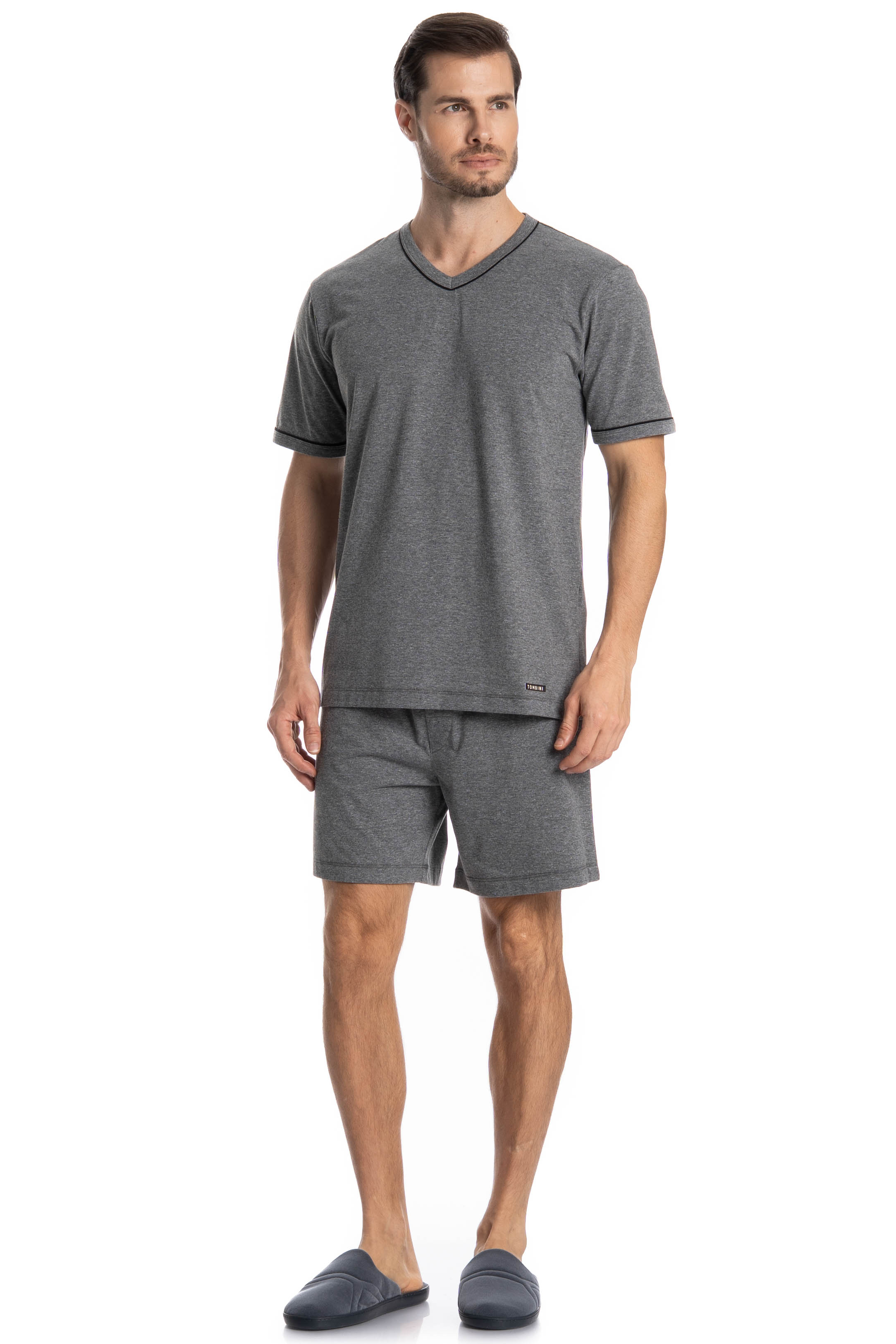 Pijama Masculino Curto Roberto - Imagem 3 - Mobile