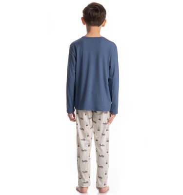 Pijama Infantil Longo Masculino Remo - Imagem 2 - Mobile