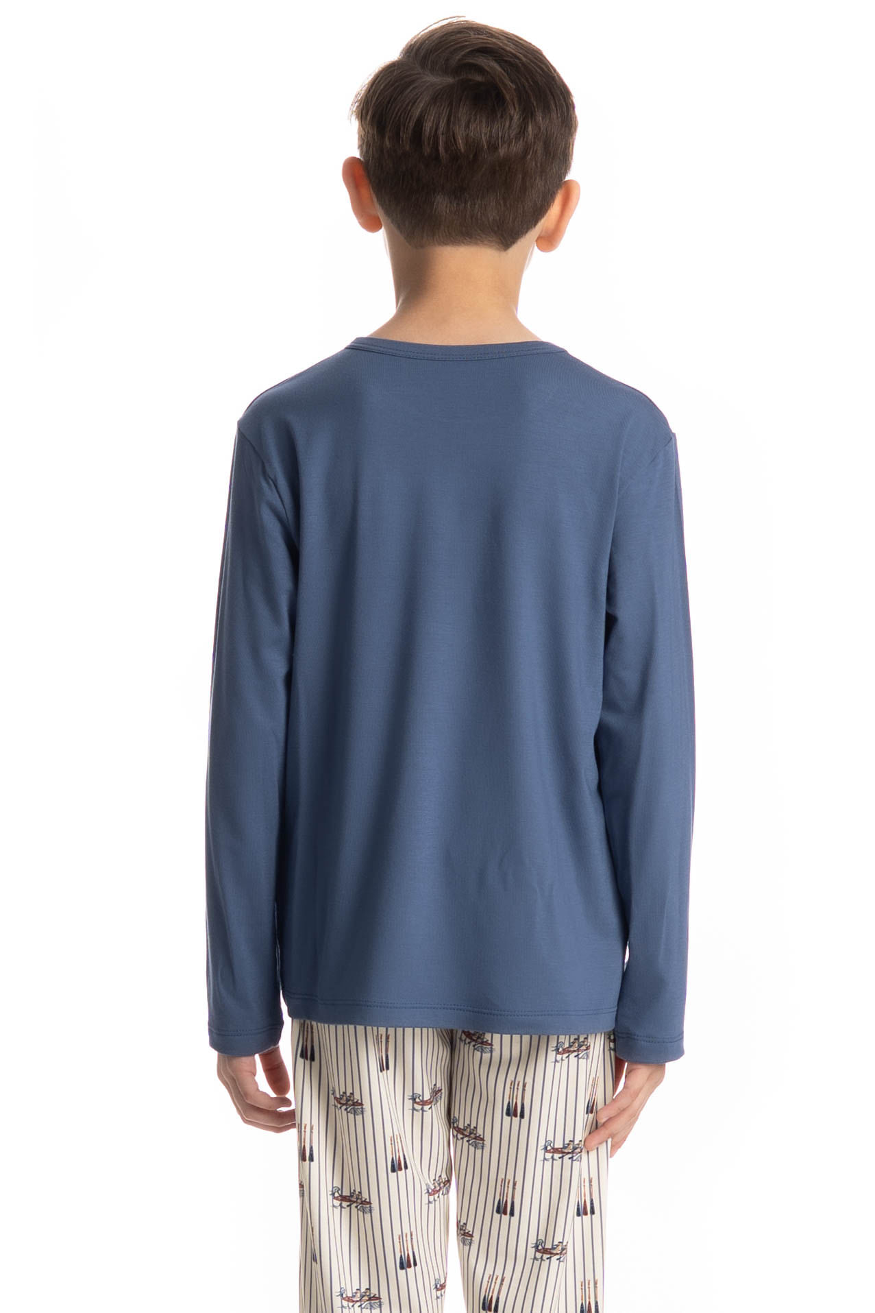 Pijama Infantil Longo Masculino Remo - Imagem 4 - Mobile