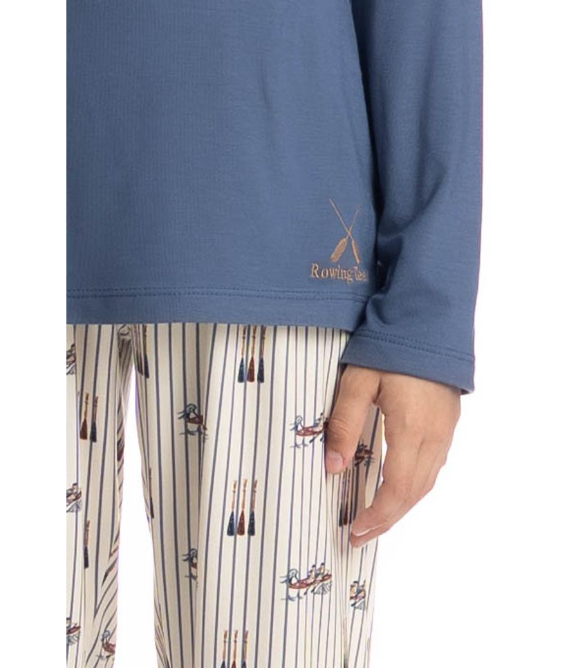 Pijama Infantil Longo Masculino Remo - Imagem 5 - Desktop