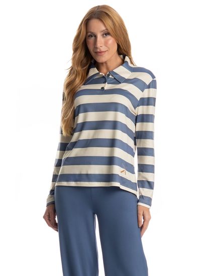 Pijama Remo Longo Feminino - Imagem 3 - Desktop