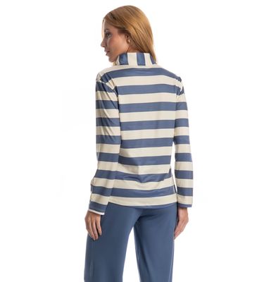 Pijama Remo Longo Feminino - Imagem 4 - Mobile