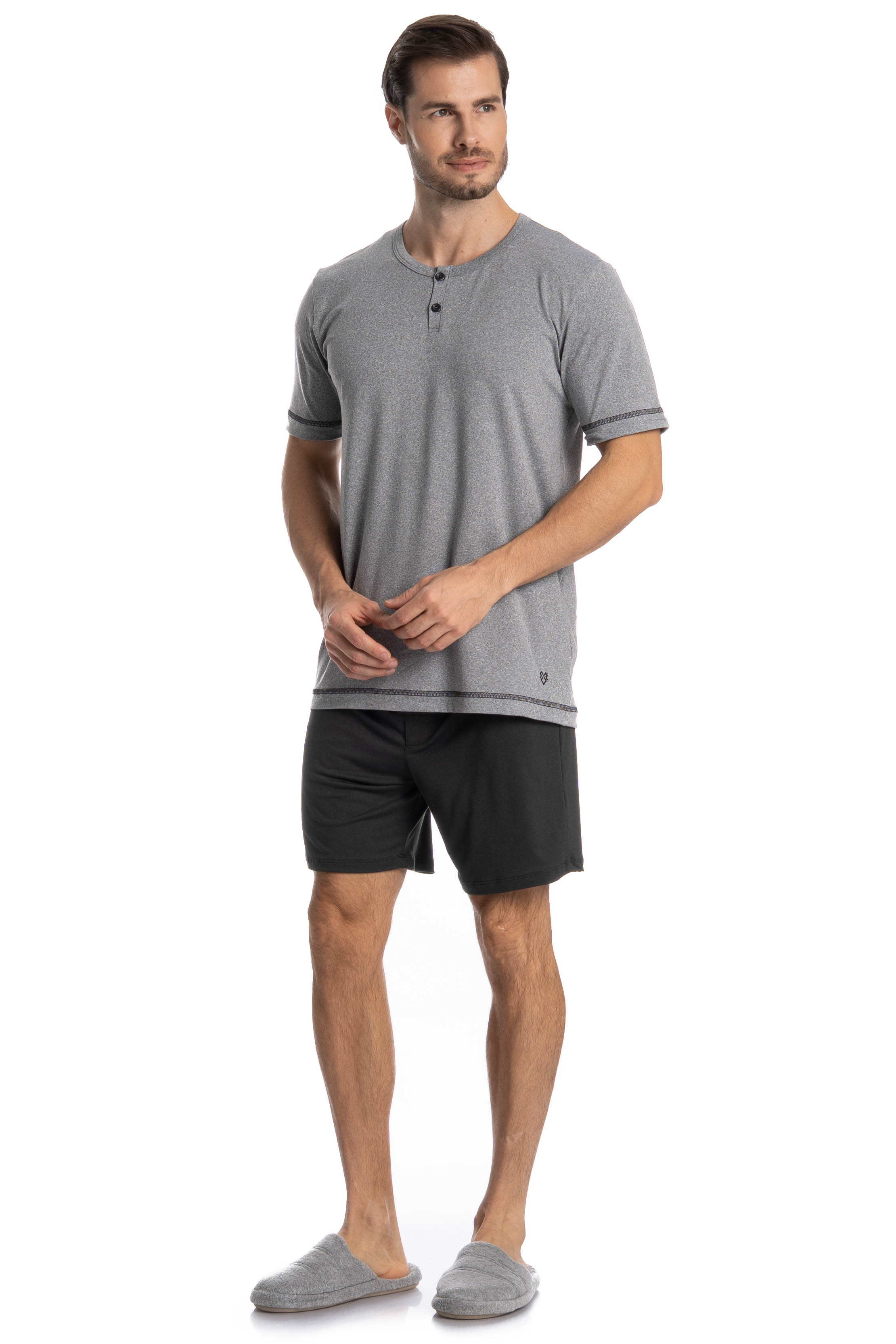 Pijama Curto Masculino Henri - Imagem 3 - Mobile