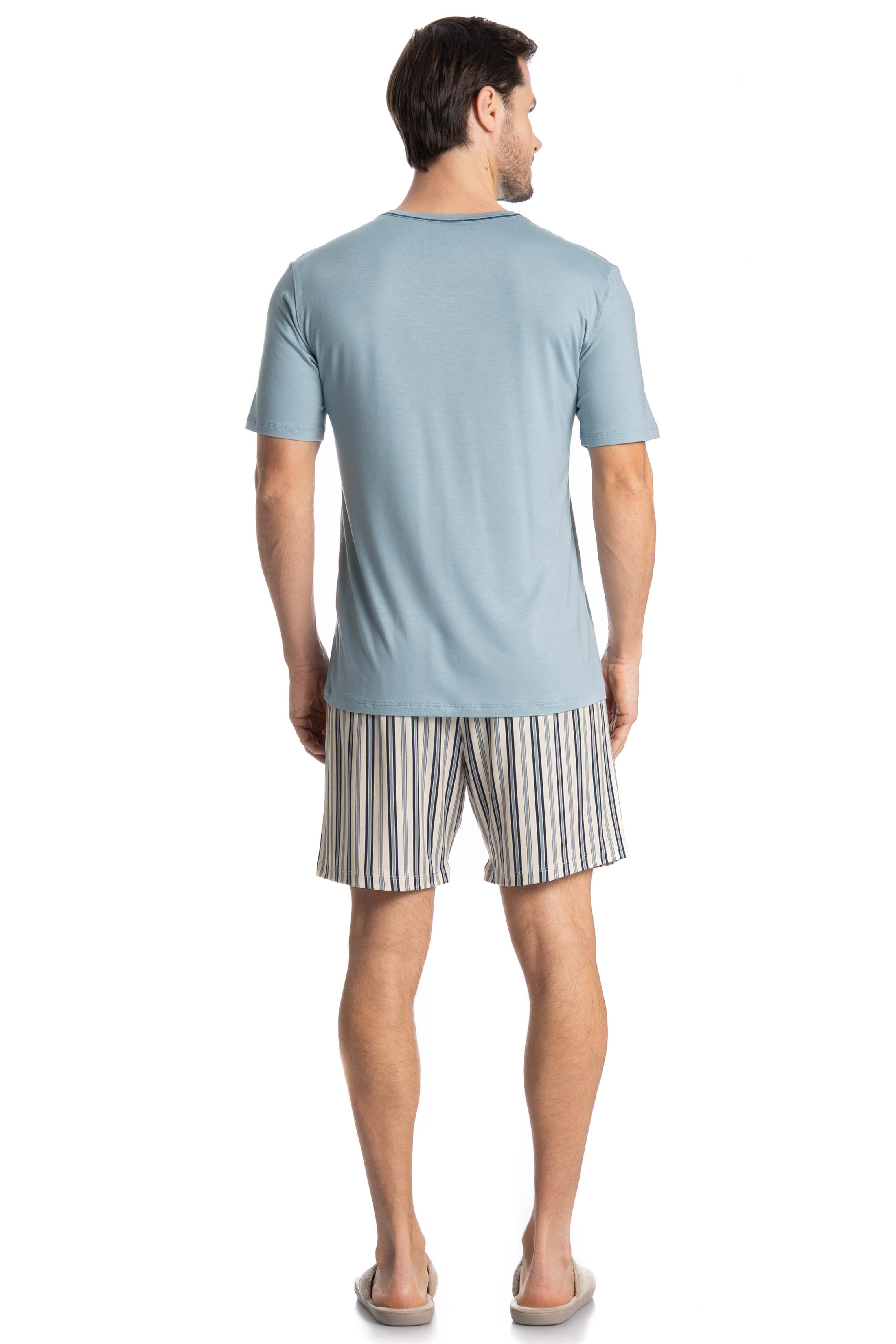 Pijama Masculino Curto Mateo - Imagem 4 - Mobile