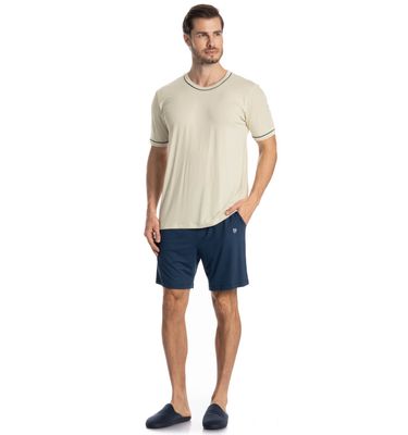 Pijama Masculino Curto Augusto - Imagem 3 - Mobile