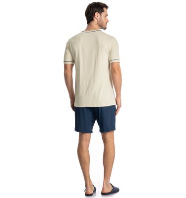 Pijama Masculino Curto Augusto - Imagem 4 - Mobile
