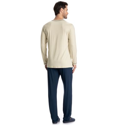 Pijama Masculino Longo Augusto - Imagem 2 - Mobile