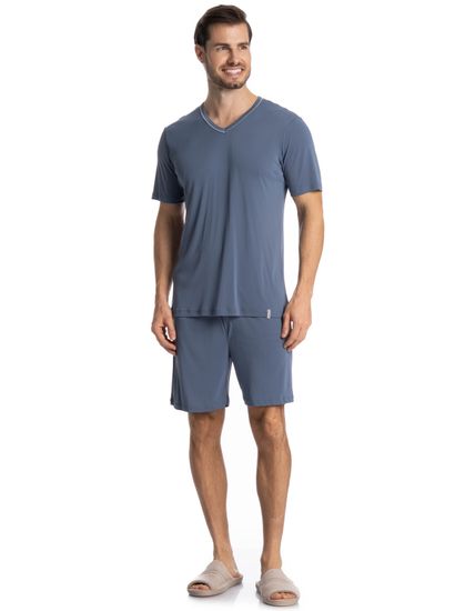Pijama Masculino Curto Rafael Tombini - Imagem 3 - Desktop
