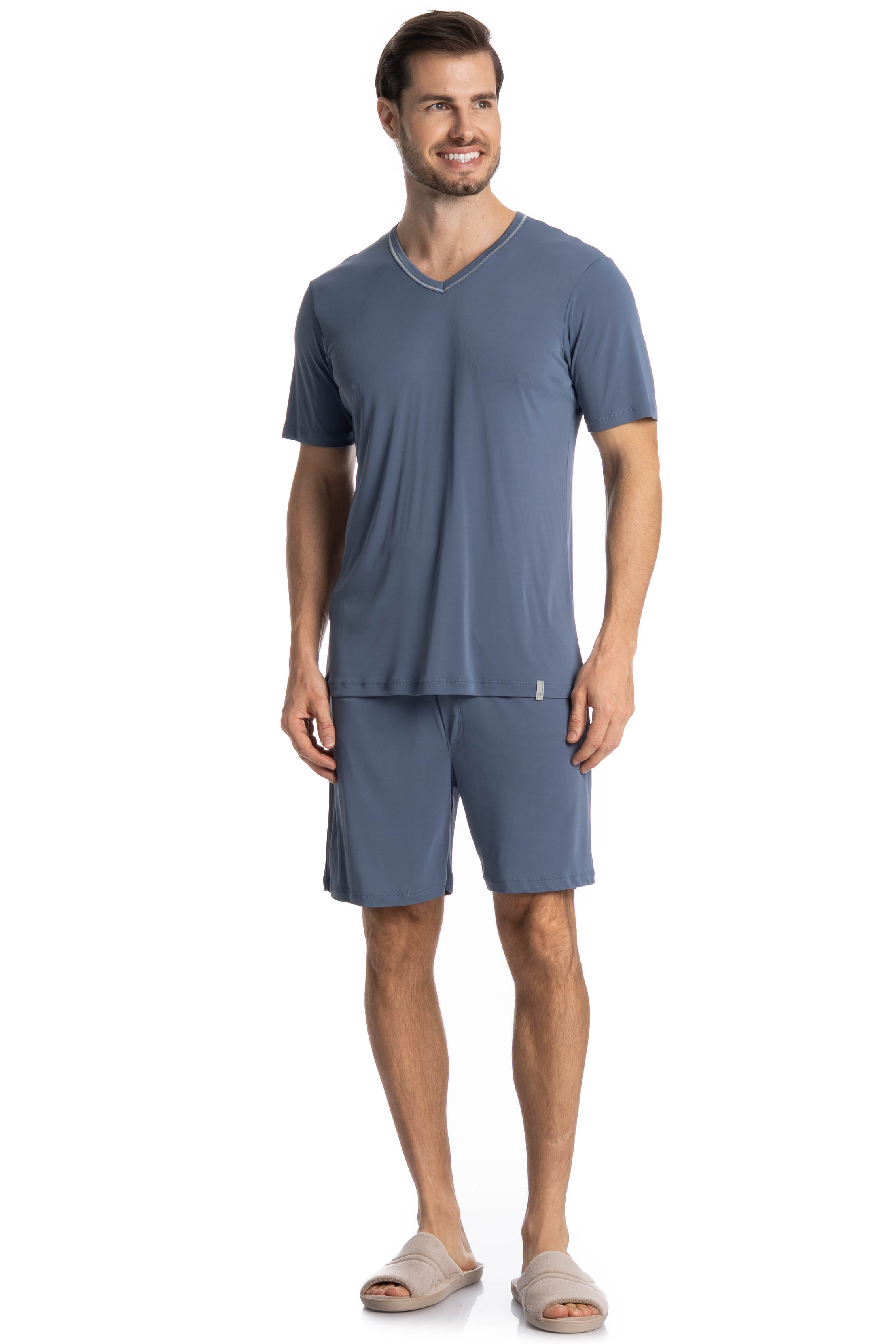 Pijama Masculino Curto Rafael Tombini - Imagem 3 - Mobile