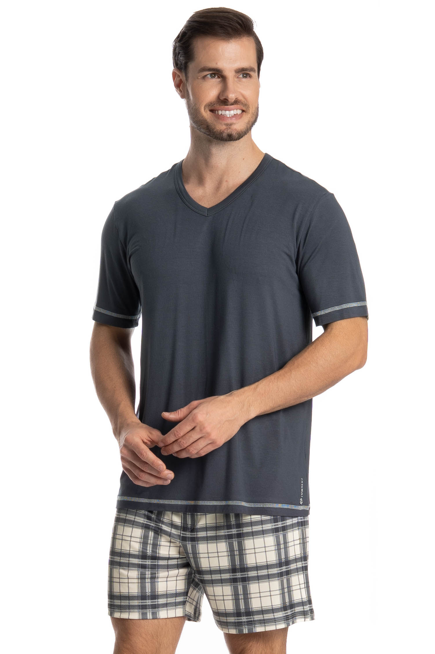Pijama Masculino Curto Vicente - Imagem 1