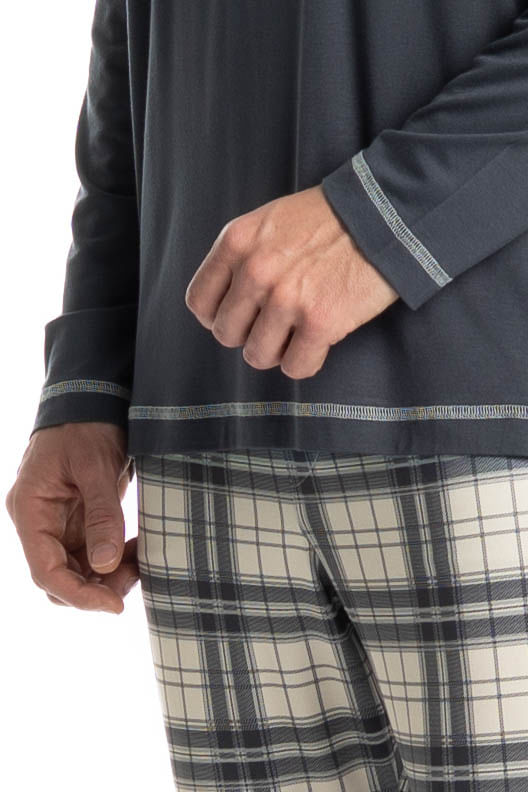 Pijama Masculino Longo Vicente - Imagem 5 - Mobile