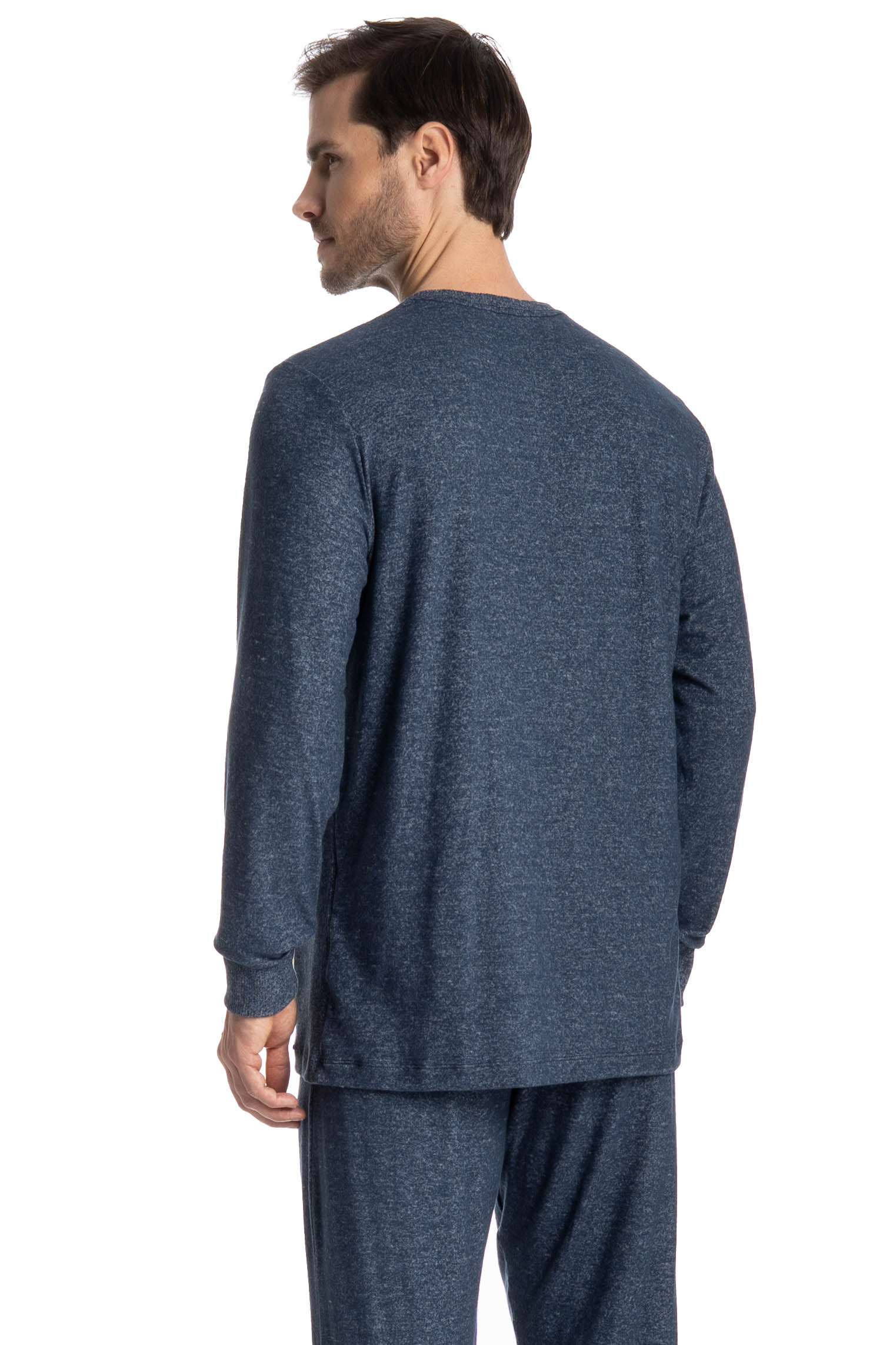Pijama Longo Masculino Cashmere - Imagem 4 - Mobile