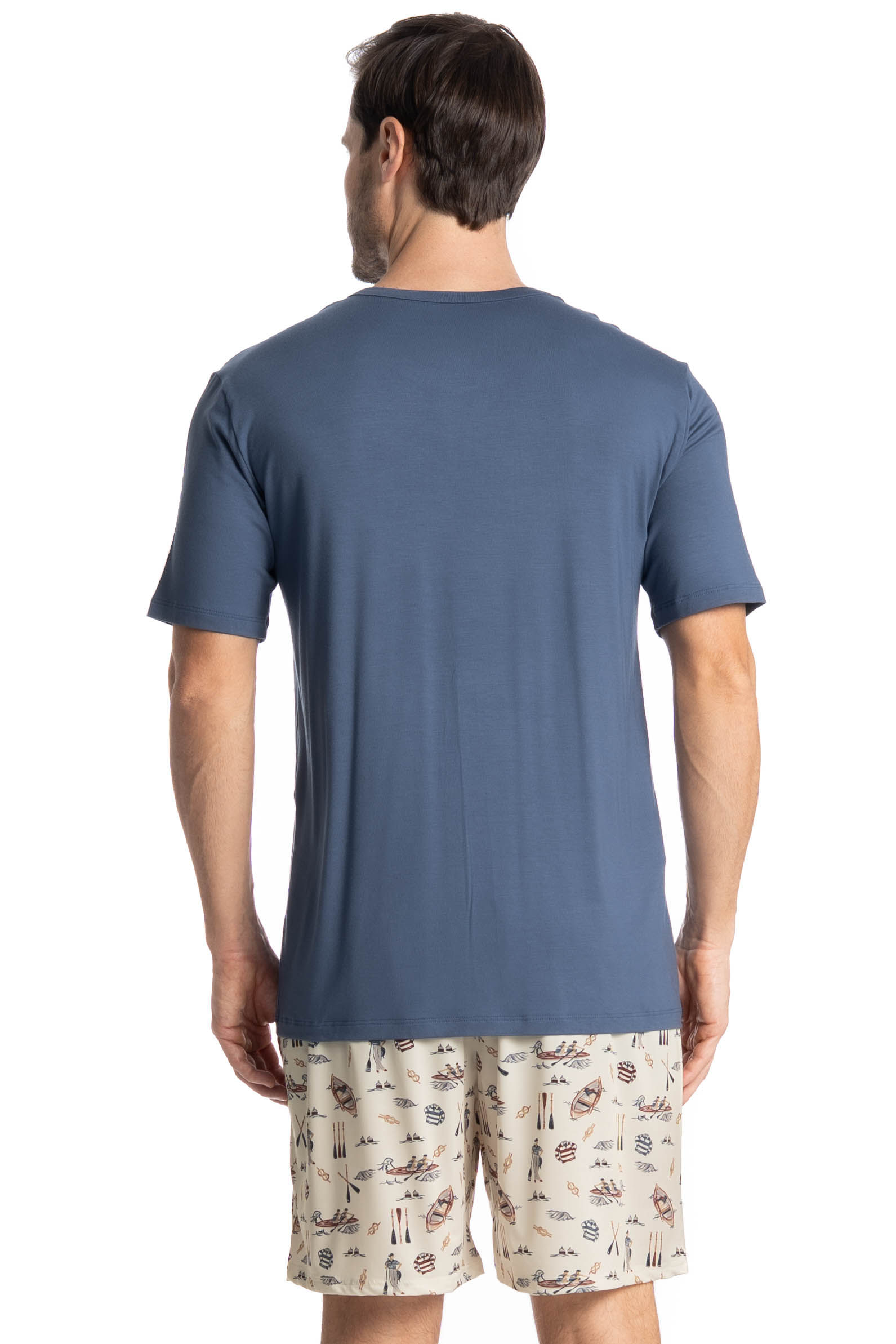 Pijama Curto Joaquim Azul-2 - Imagem 2
