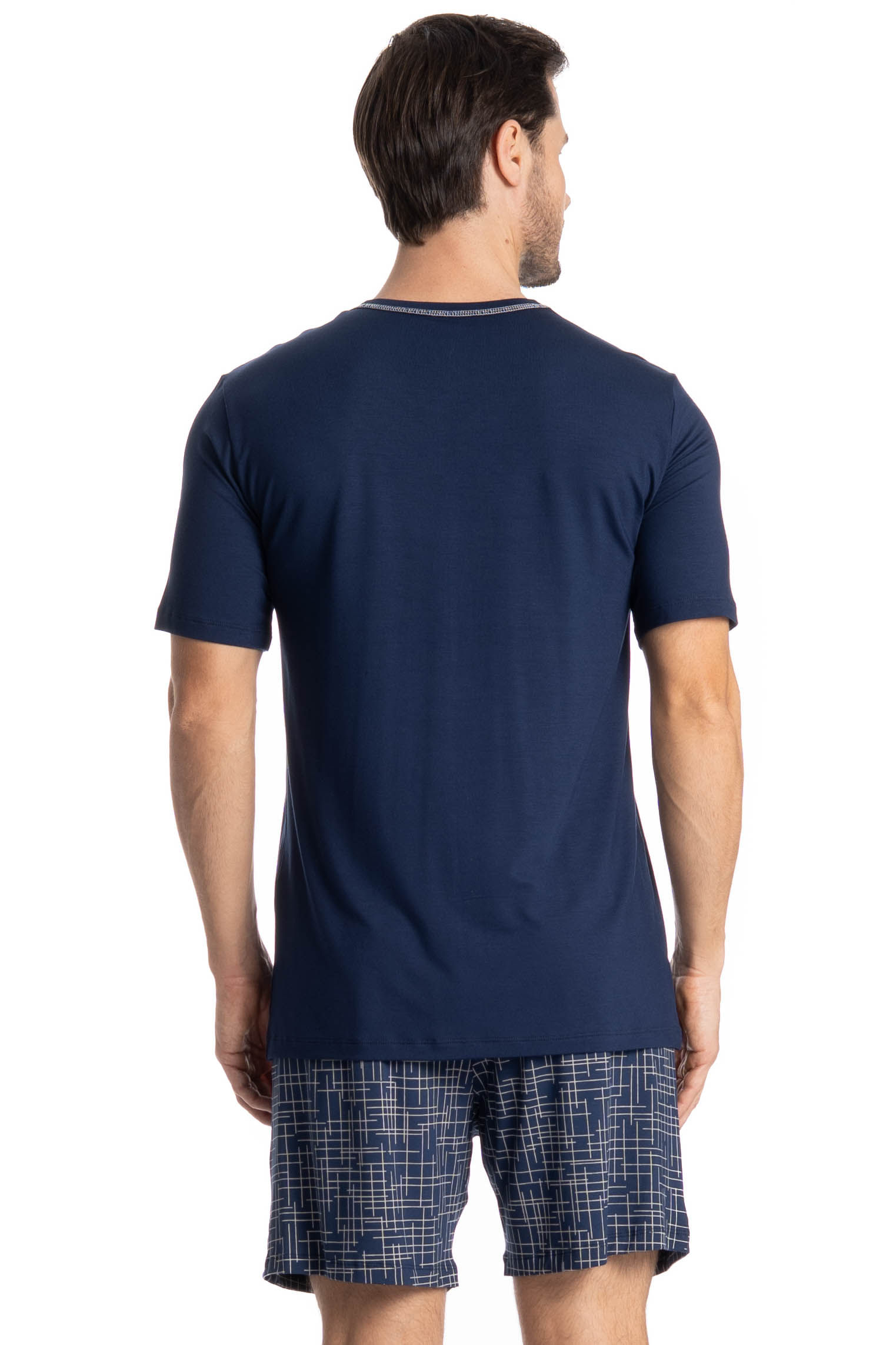 Pijama Luigi Curto Azul-marinho - Imagem 2