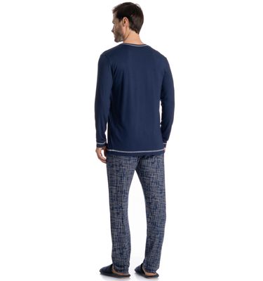 Pijama Masculino Longo Luigi - Imagem 2 - Mobile