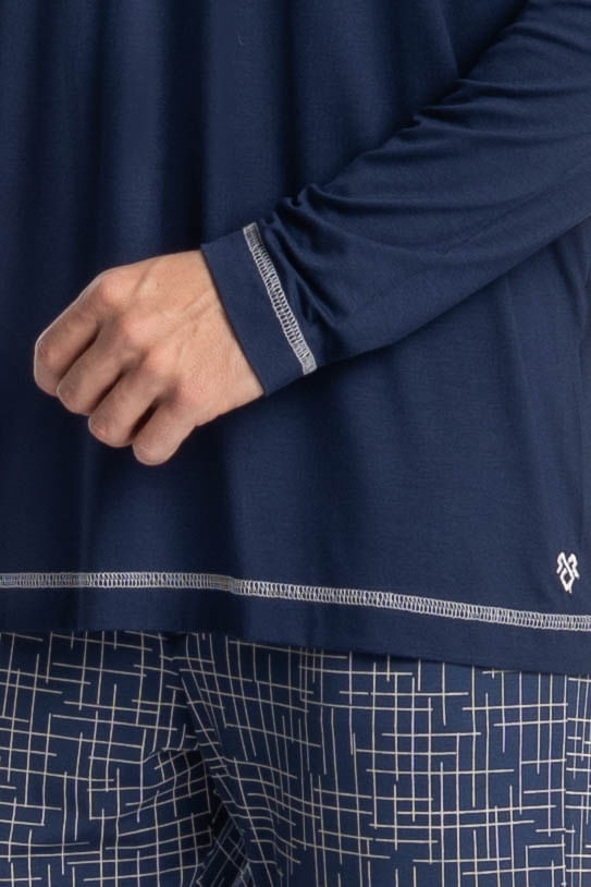 Pijama Masculino Longo Luigi - Imagem 5 - Mobile