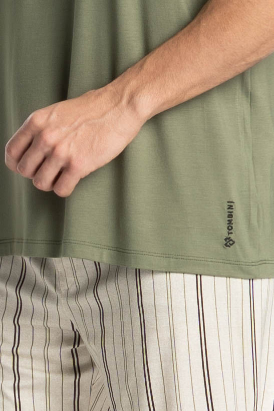 Pijama Masculino Curto Bernardo - Imagem 5 - Mobile