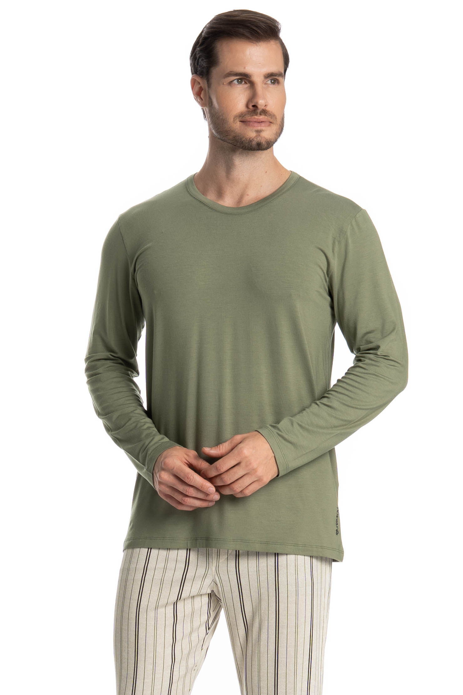 Pijama Masculino Longo Bernardo - Imagem 3 - Mobile