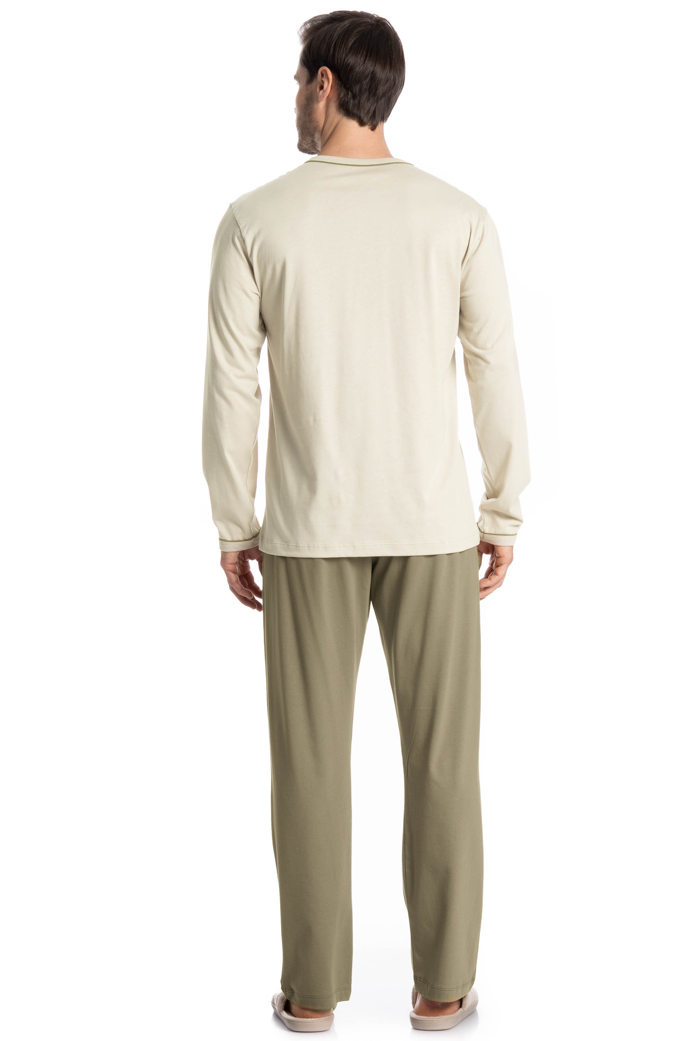 Pijama Masculino Longo Dado Verde - Imagem 2