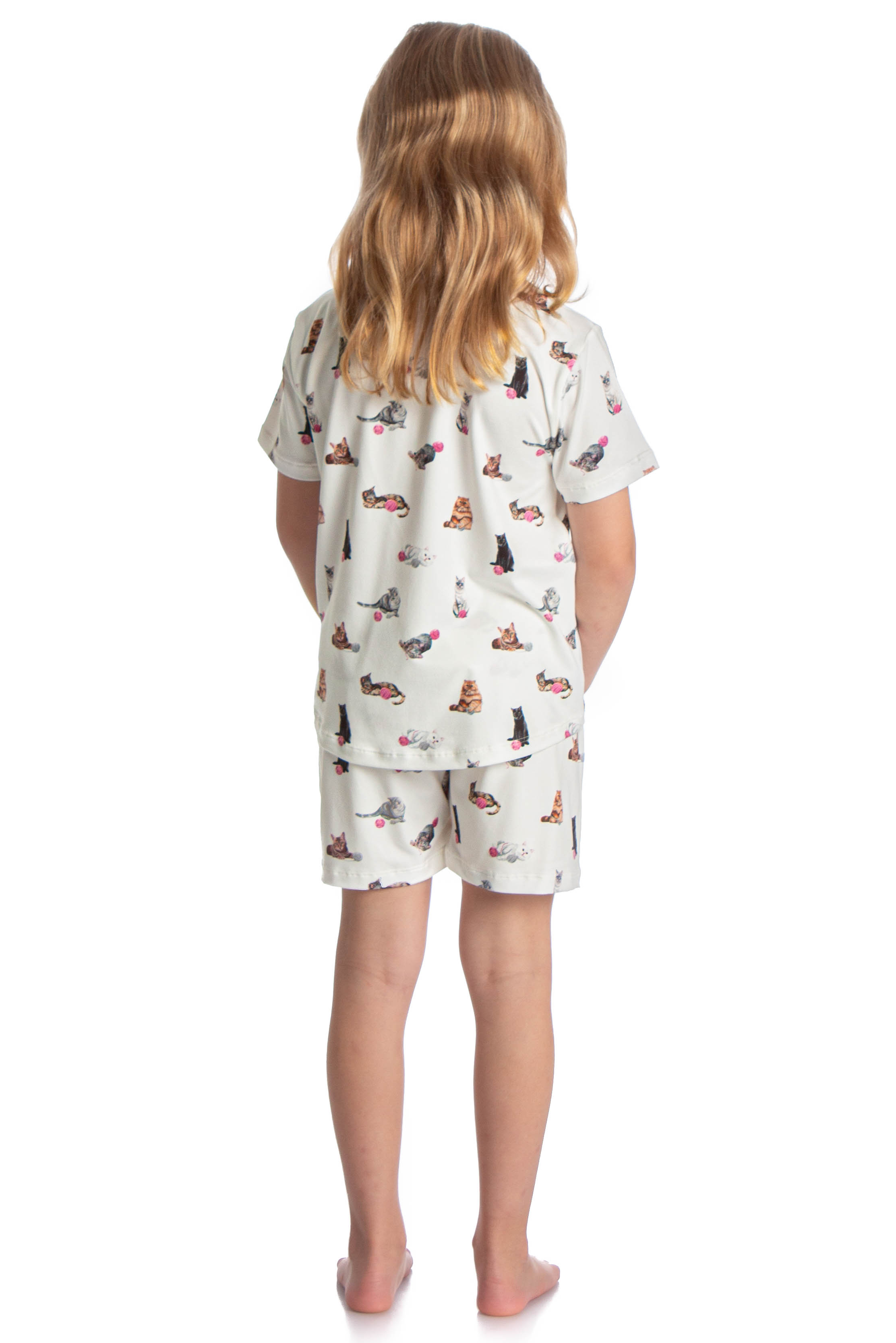 Pijama Curto Infantil Cats - Imagem 4 - Mobile