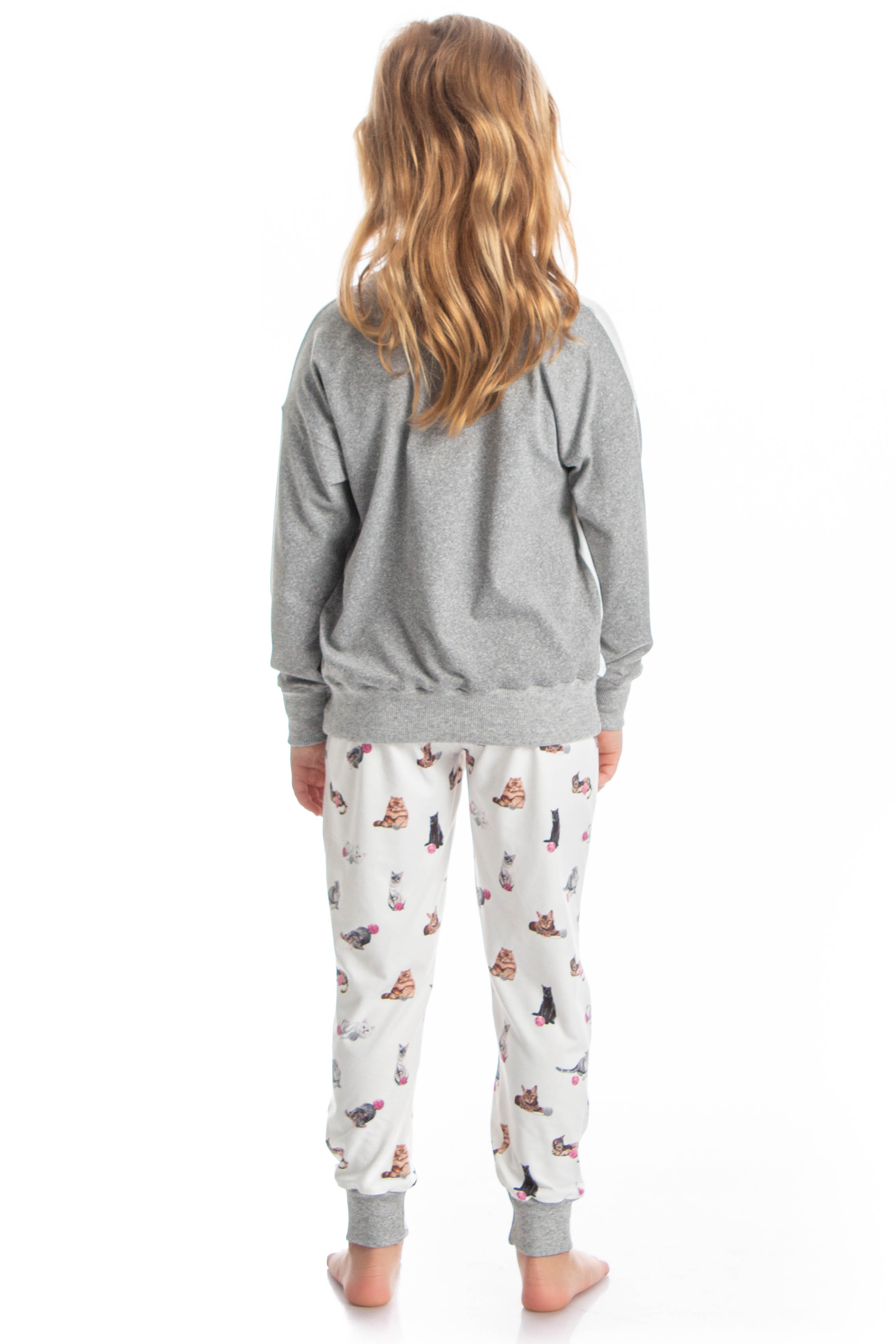 Pijama Infantil Longo Cats - Imagem 2 - Mobile