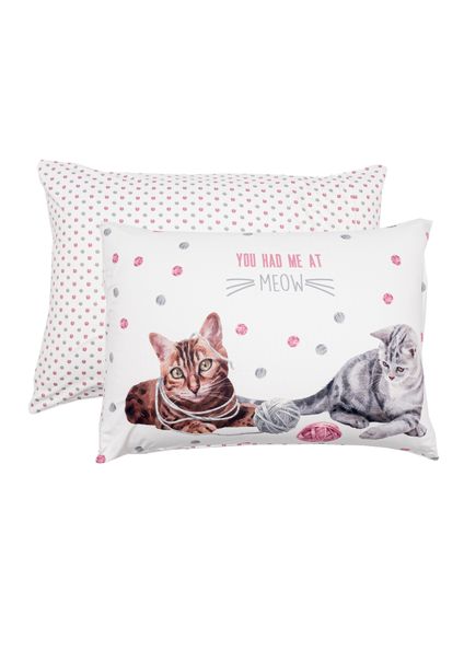 Kit Fronha Cats Branco - Imagem 1