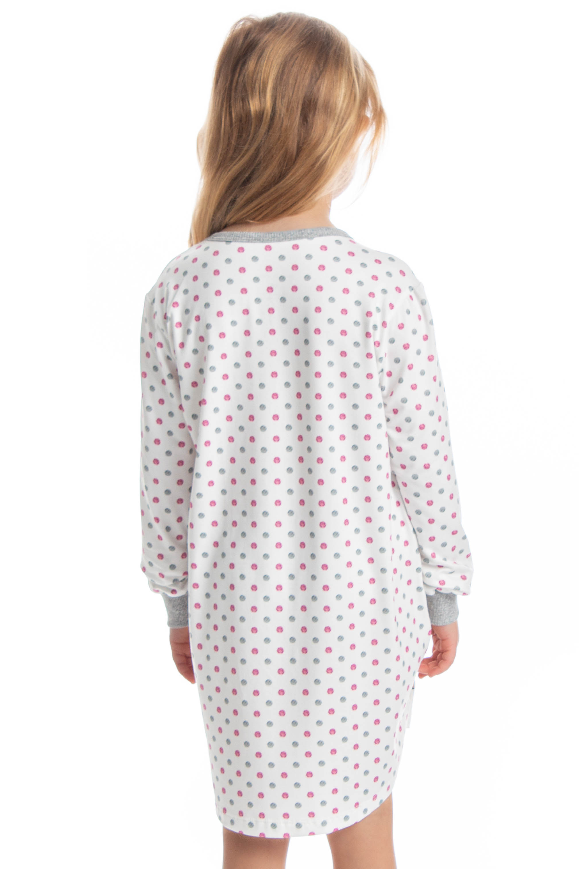 Camisão Infantil Manga Longa Cats Branco - Imagem 2