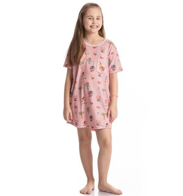 Camisão Infantil Sítio Do Picapau Amarelo - Imagem 3 - Mobile