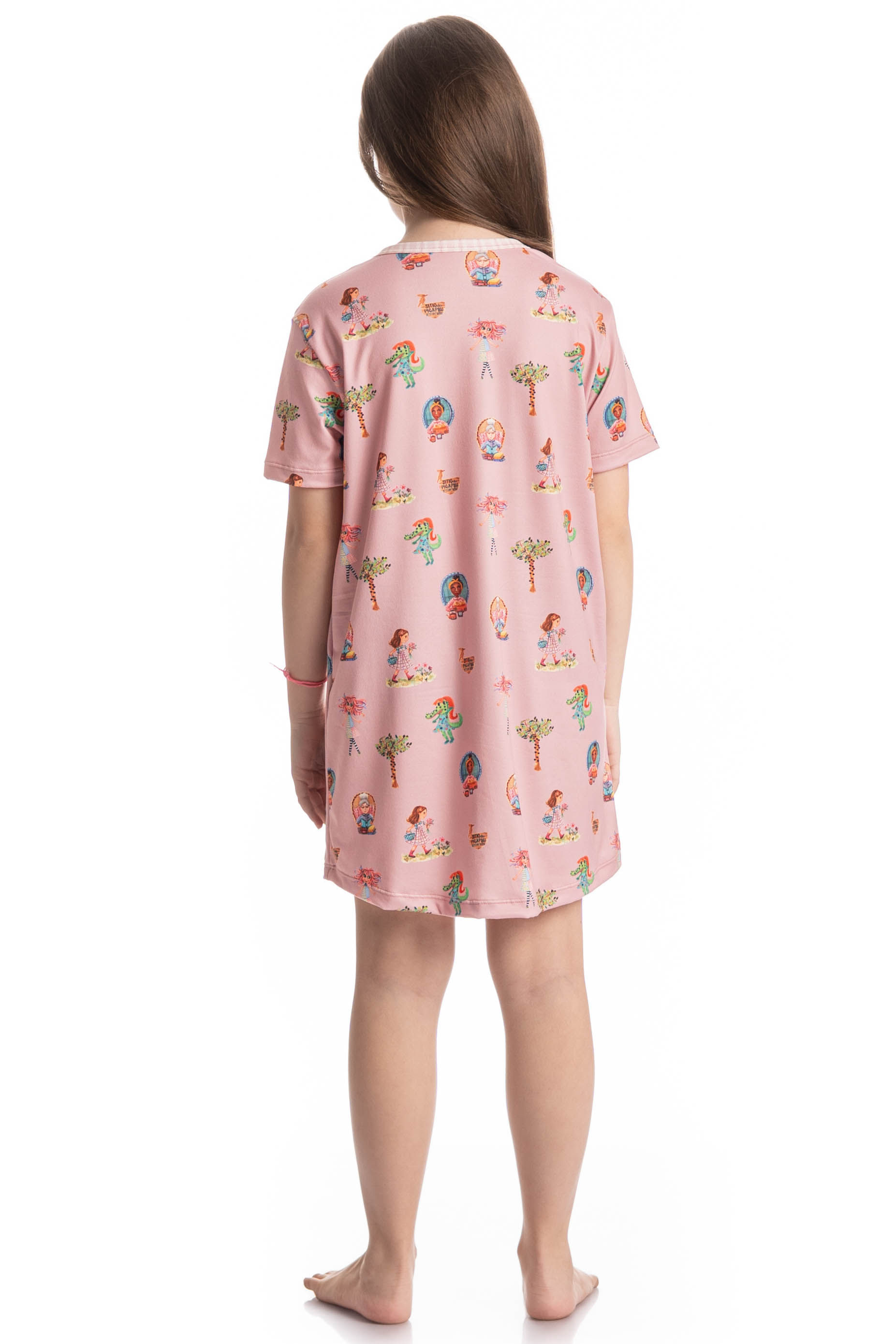 Camisão Infantil Sítio Do Picapau Amarelo - Imagem 4 - Mobile