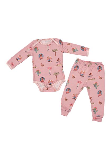 Conjunto Sitio Do Picapau Amarelo Baby Feminino Rosa-3 - Imagem 1