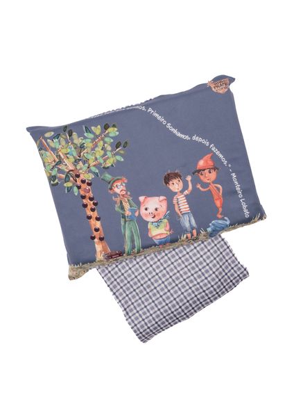 Jogo De Cama Sitio Do Picapau Amarelo Baby Masculino Azul-2 - Imagem 1