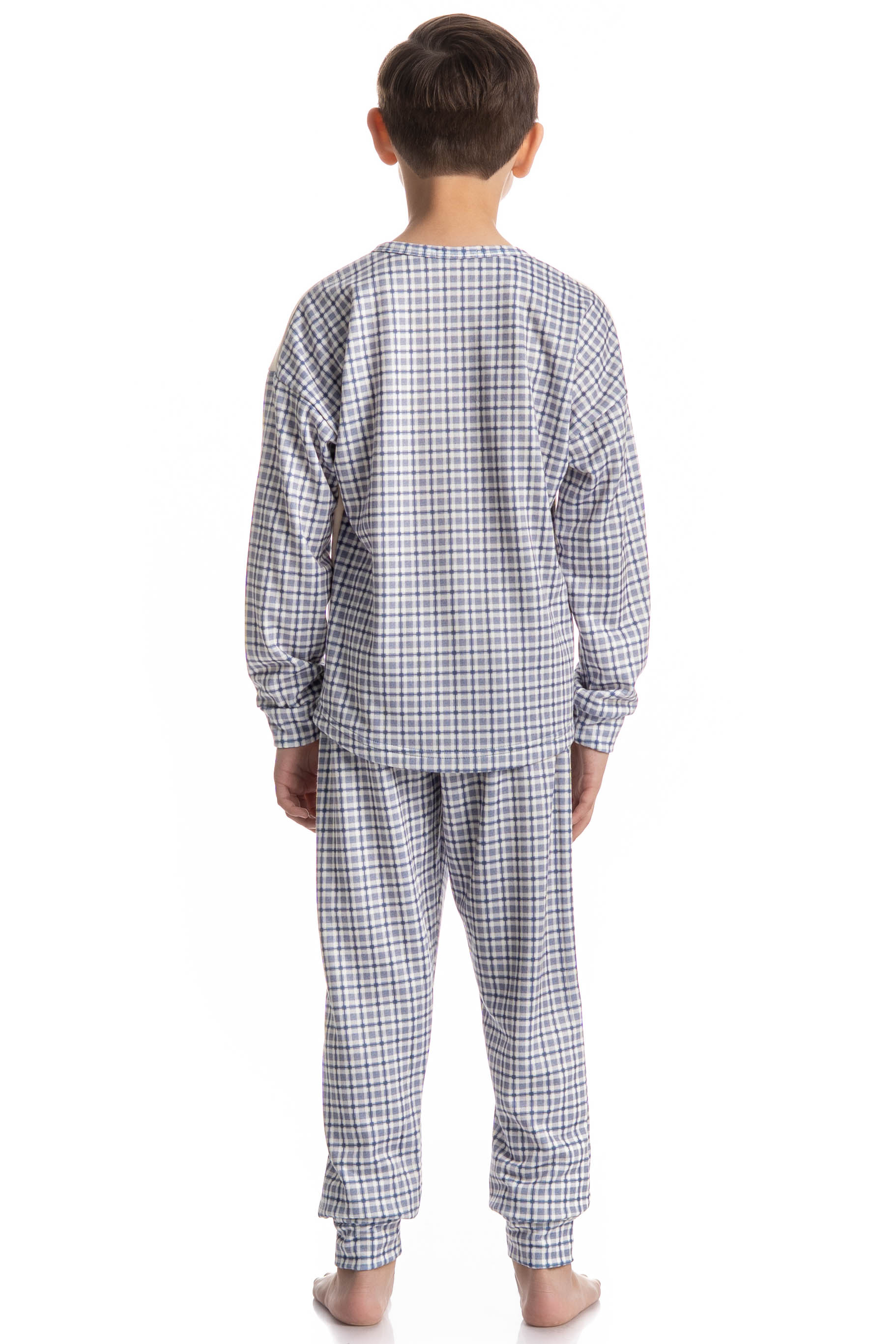 Pijama Masculino Infantil Velvet Longo Sítio Do Picapau Amar - Imagem 2 - Mobile